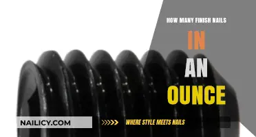Finish Nails by Weight: How Many Fit in an Ounce?