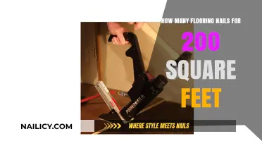 Flooring Nails Estimate: How Many for 200 Square Feet?