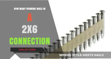 Framing Nails Needed for Secure 2x6 Connections: A Practical Guide