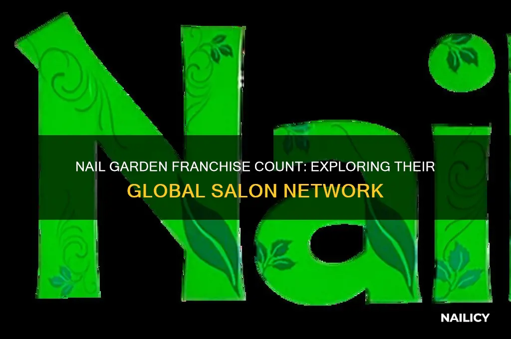 how many franchise does nail garden has