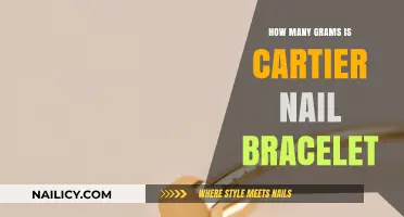 Cartier Nail Bracelet Weight: Unveiling the Grams of Luxury