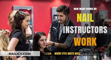 Nail Instructor Work Hours: Understanding Their Weekly Schedule and Demands