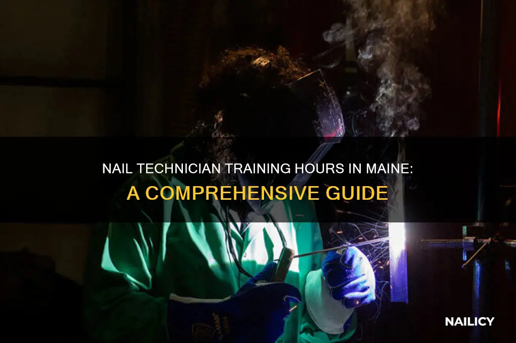 how many hours to train nail in maine