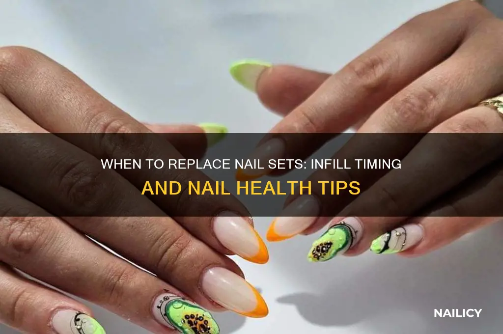 how many infills before new set nails