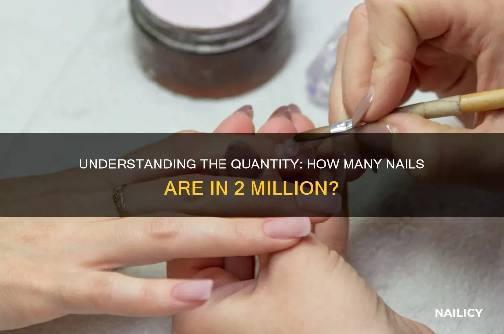 how many is 2m nails