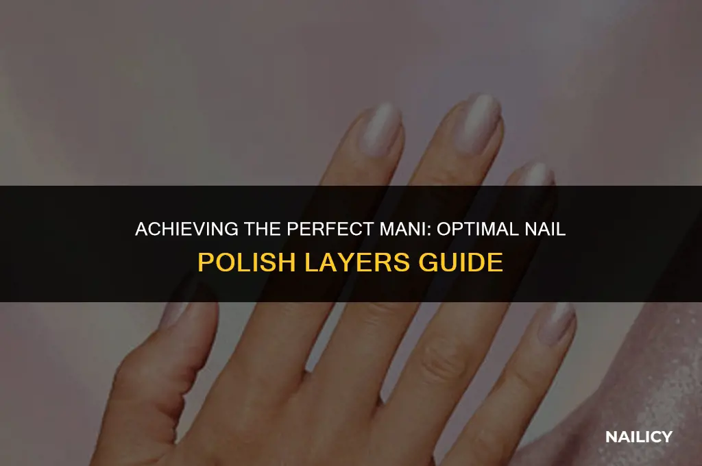 how many layers of nail polish should i use