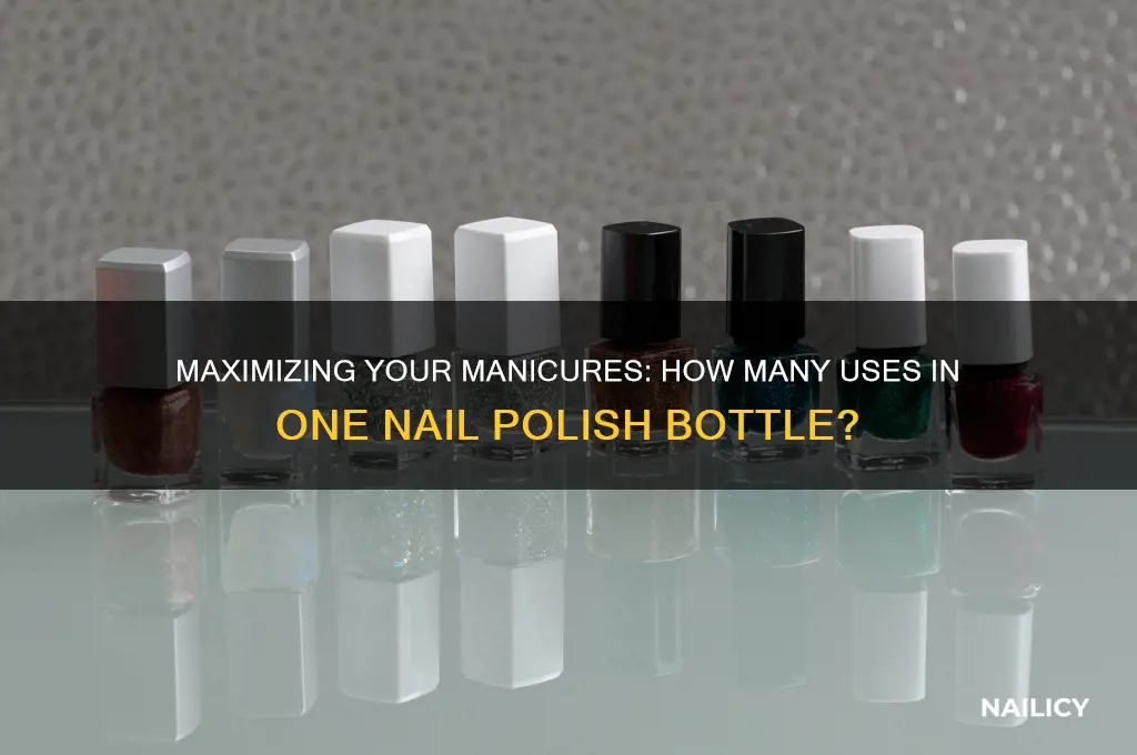 how many manicures are in a bottle of nail polish