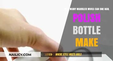 DIY Marbled Mugs: Maximizing One Nail Polish Bottle's Creative Potential
