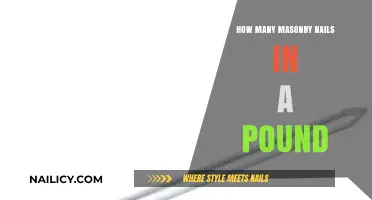 Masonry Nails Per Pound: Essential Quantity Guide for Construction Projects