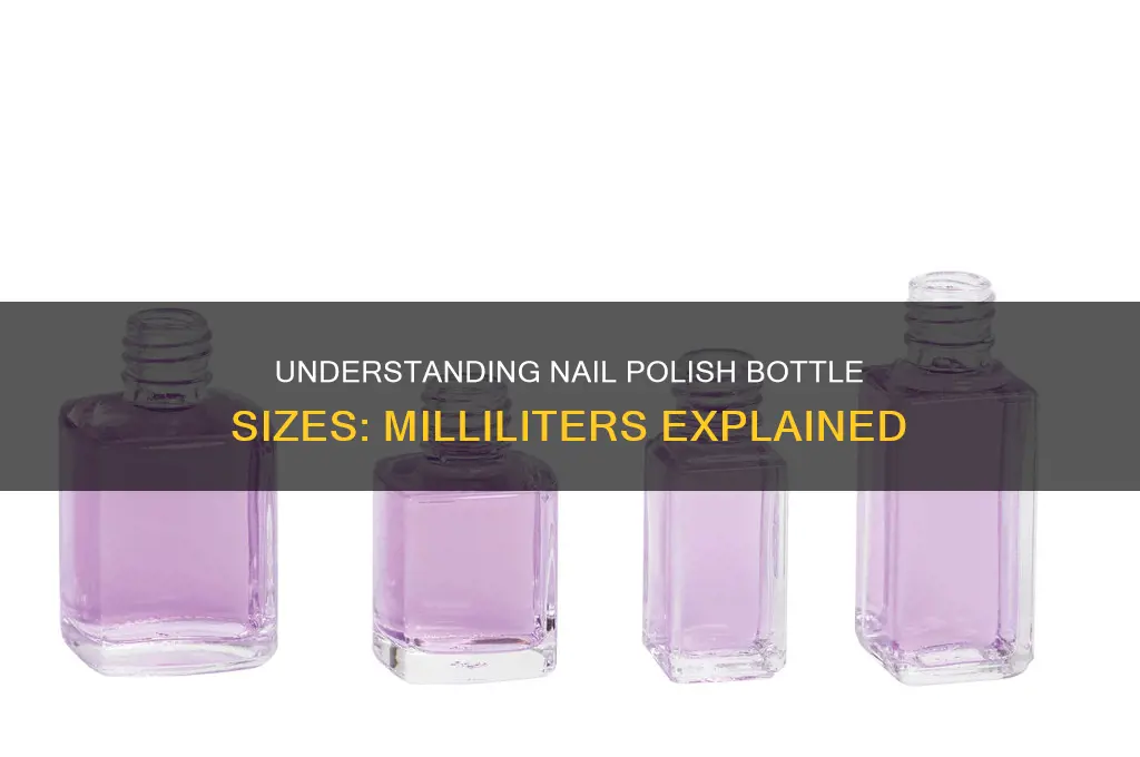how many milliliters are in a bottle of nail polish