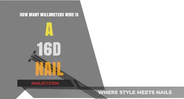 Understanding 16d Nail Dimensions: Millimeters Width Explained