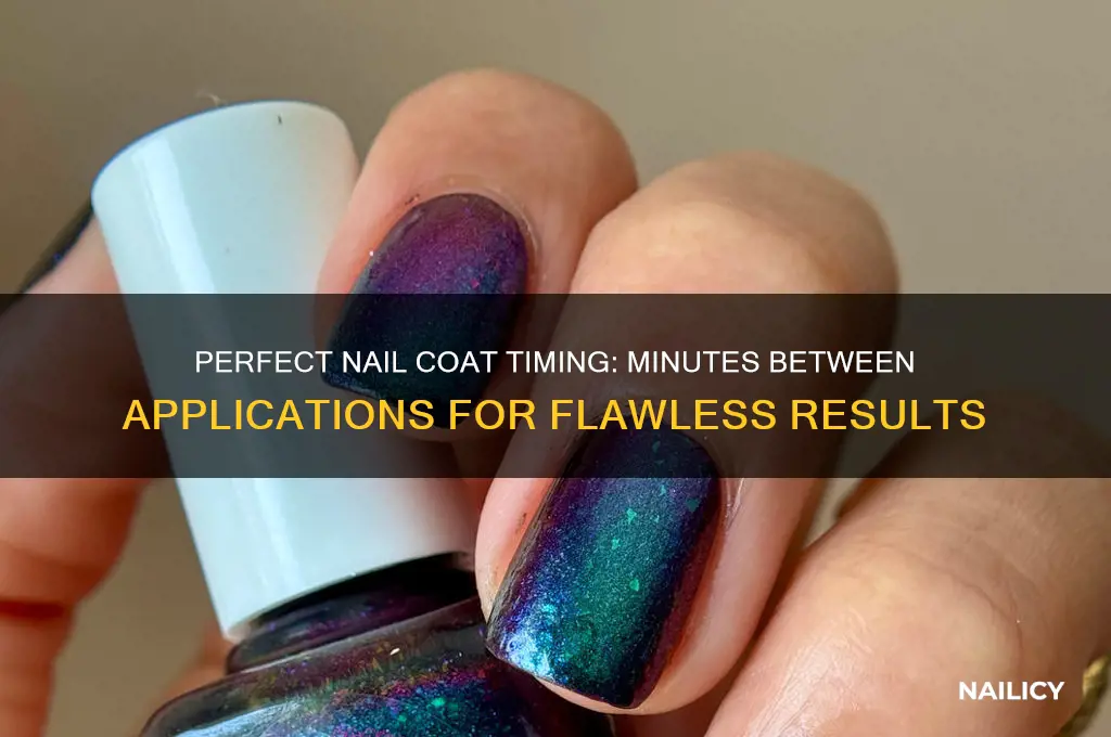 how many minutes in between nail cots