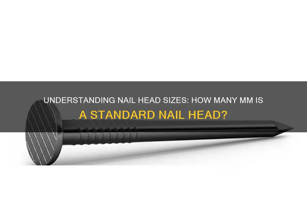 how many mm is a nail head