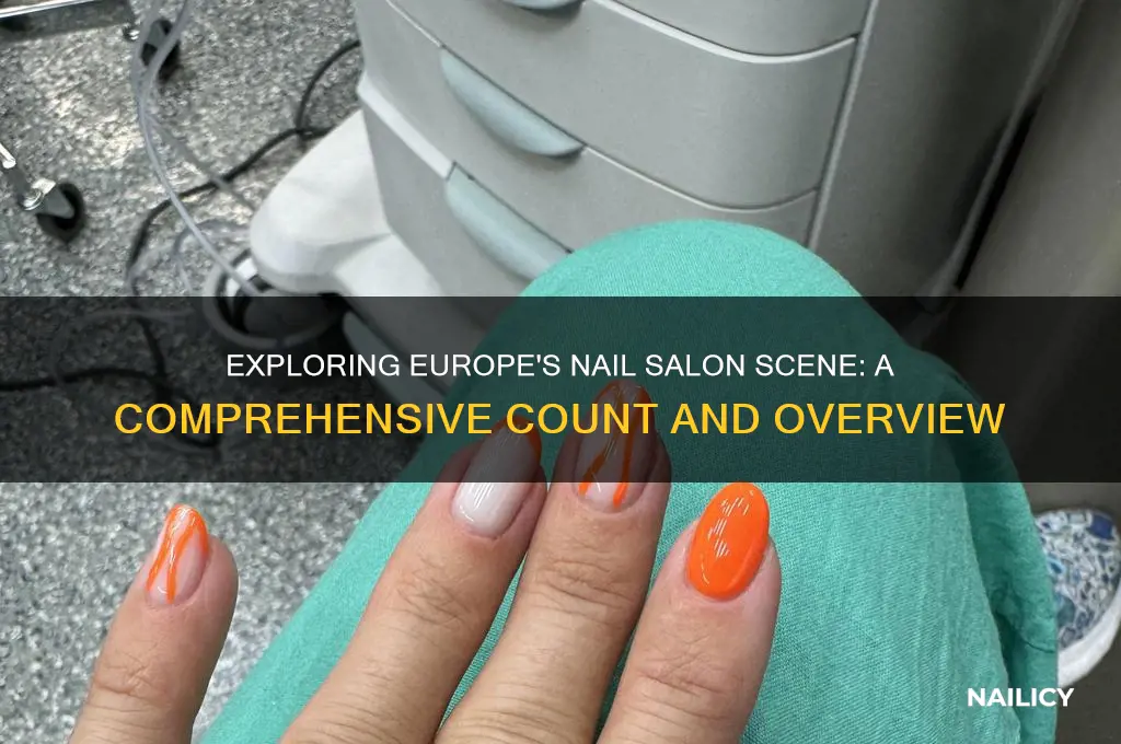 how many nail salon in europe
