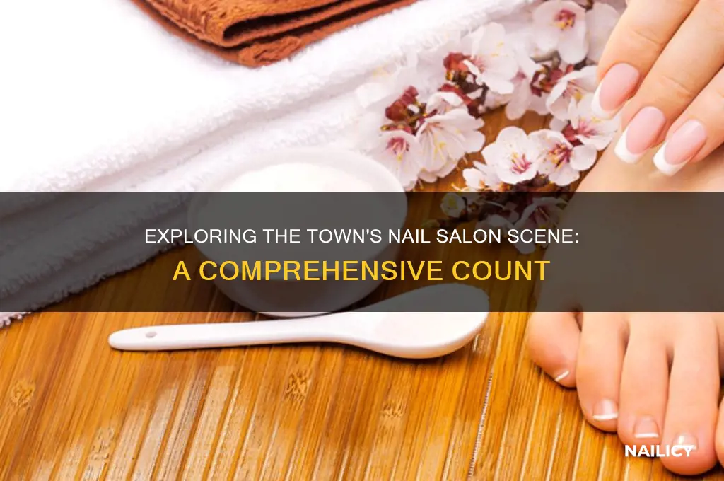how many nail salon in this town