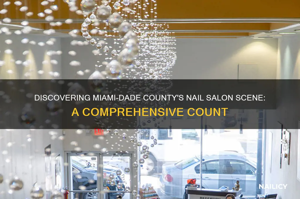 how many nail salons in miami-dade county