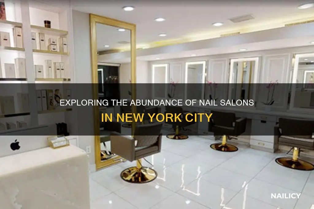 how many nail salons in new york city