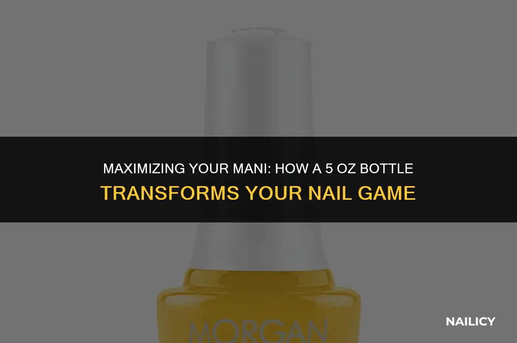 how many nail sets can a 5 oz bottle get