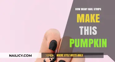Creating a Pumpkin: Nail Strips and Creative Design
