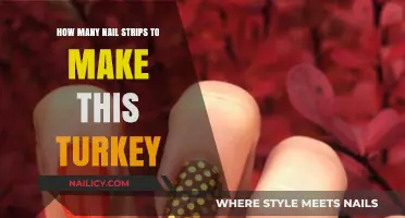 Creative Nail Art: Turkey Design with Nail Strips