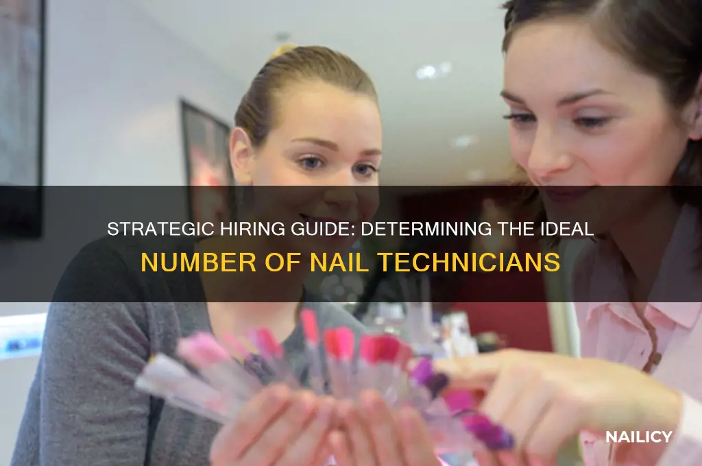 how many nail techs should i hire
