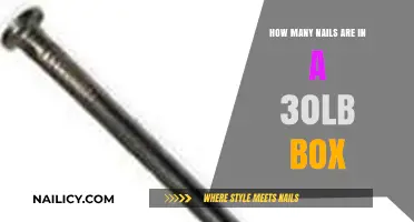 Unveiling the Quantity: Nails in a 30-Pound Box Explained