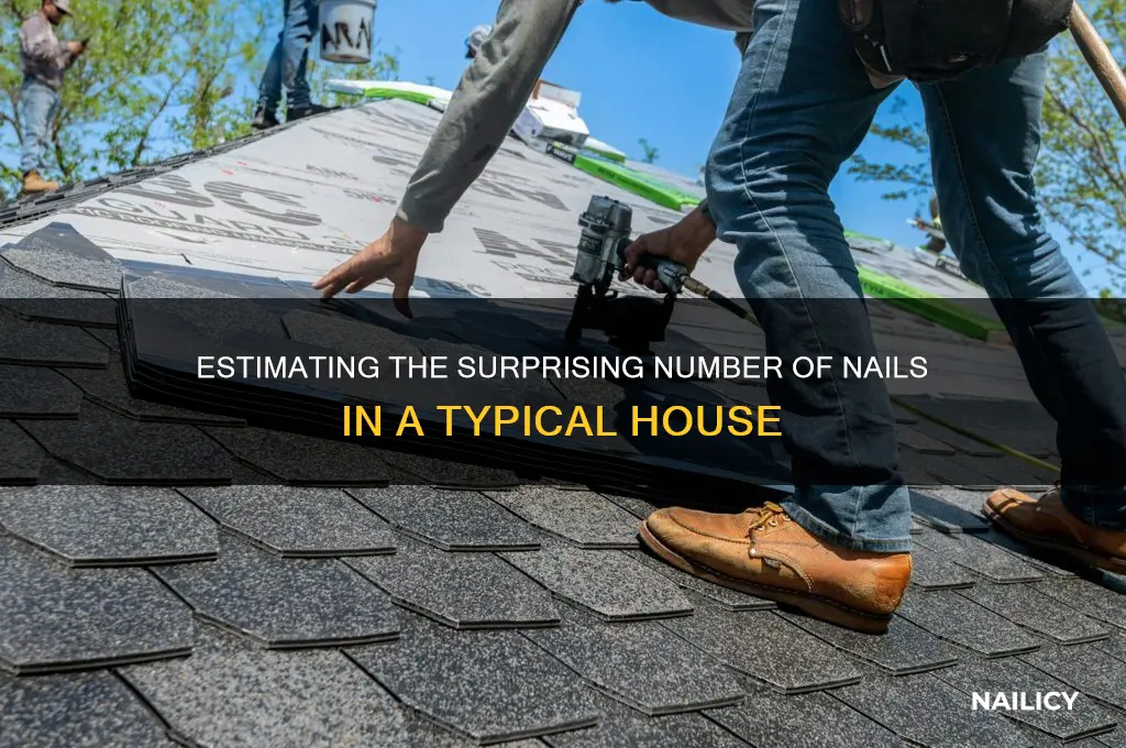 how many nails are in a house