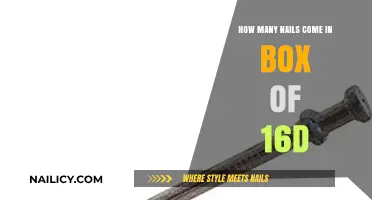 Understanding the Quantity of 16d Nails in a Standard Box
