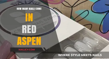 Red Aspen Nail Collection: Counting the Nails in Each Set