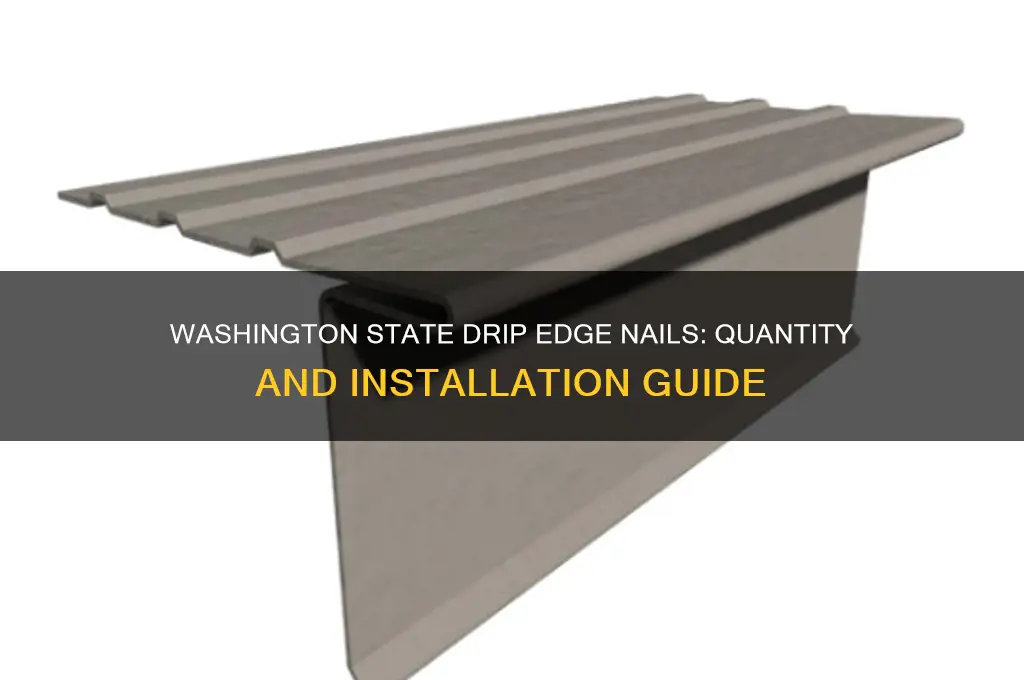 how many nails drip edge washington state