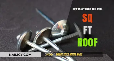 Roofing Essentials: Nail Quantity Guide for 1500 Sq Ft Roofs