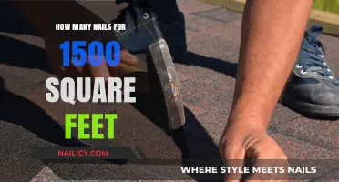 Estimating Nails Needed for 1500 Square Feet Roofing or Flooring Projects
