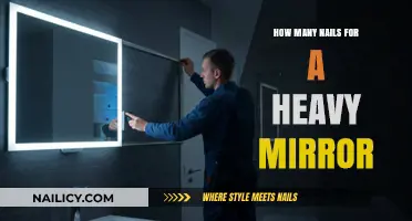Securing Heavy Mirrors: Optimal Nail Count for Safe Wall Mounting