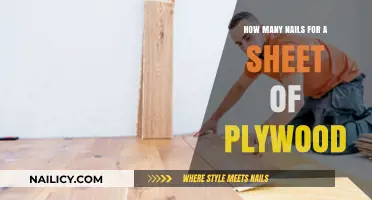 Nailing Plywood Sheets: Optimal Fastener Count for Secure Installation