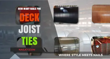 Deck Joist Ties: Essential Nail Count for Secure and Durable Construction