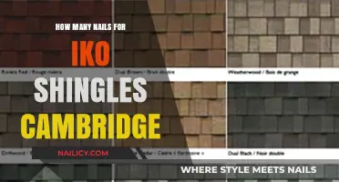 Nail Quantity Guide for Installing IKO Cambridge Shingles Effectively