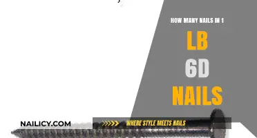 6d Nail Count: How Many Fit in a 1-Pound Box?