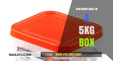 Estimating Nail Quantity: How Many Fit in a 5kg Box?