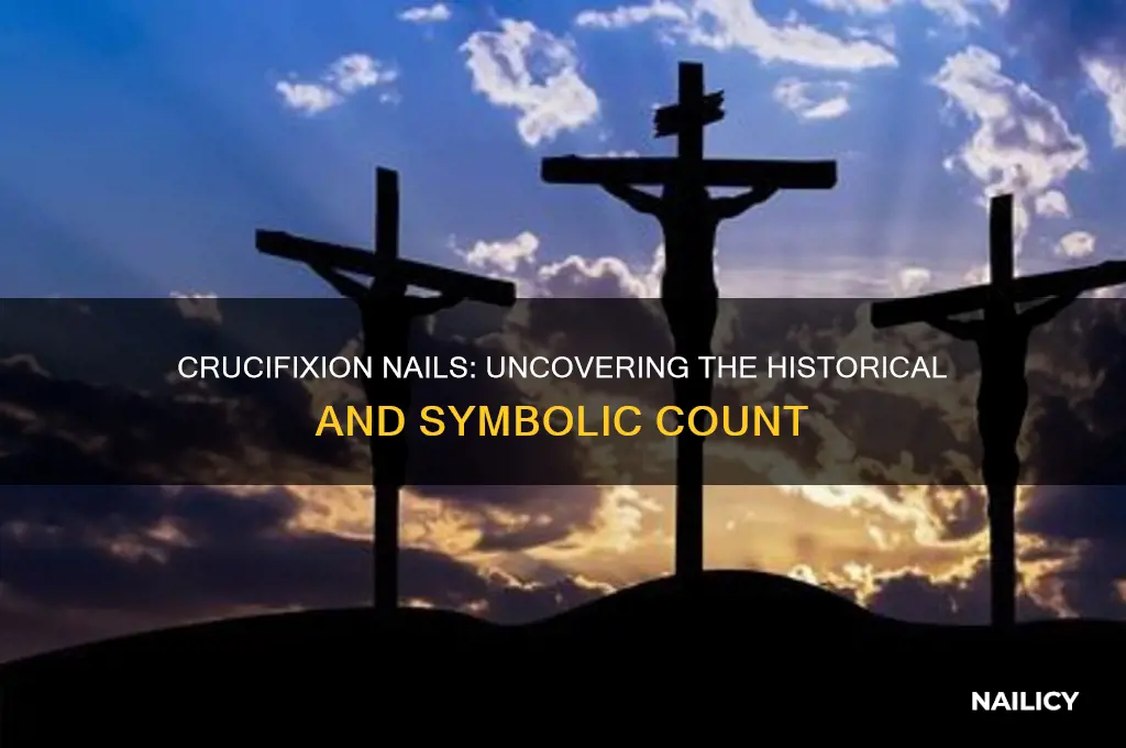 how many nails in crucifixion