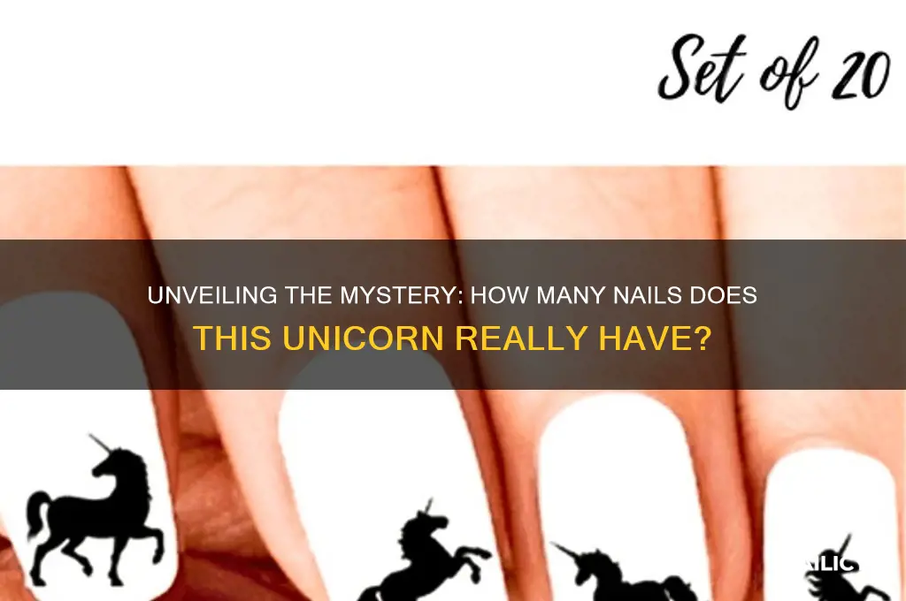 how many nails in this unicorn correct answer
