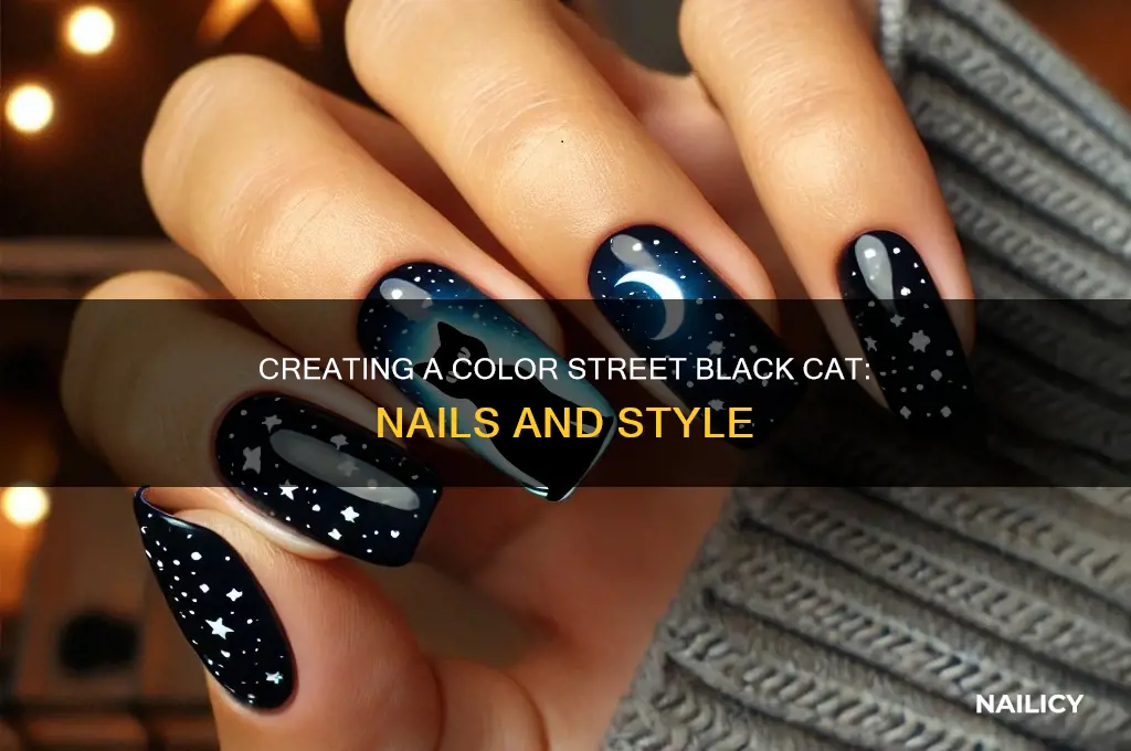 how many nails make this black cat color street