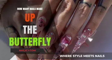Nails Create a Butterfly: The Intricate Design