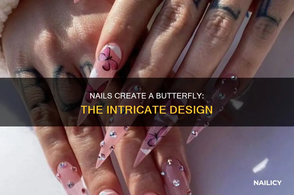 how many nails make up the butterfly