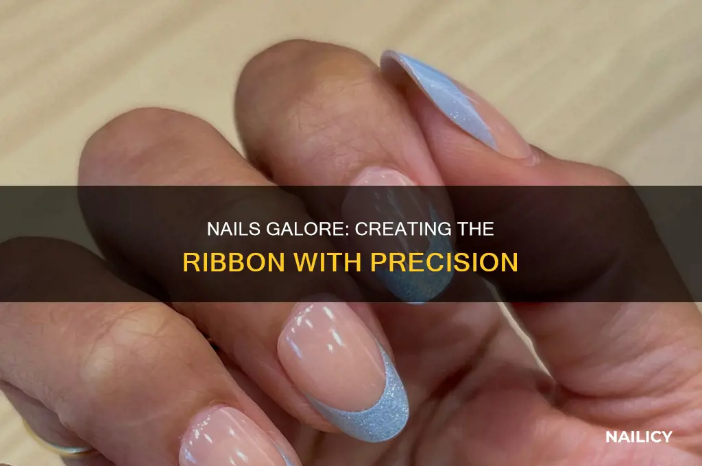 how many nails make up the ribbon