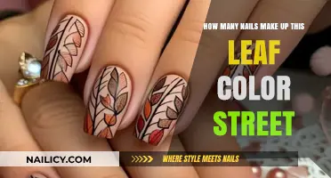 Nail Artistry: Leaf-Inspired Color Street Style