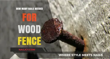 Calculating Nails for Wood Fences: A Comprehensive Guide to Quantity