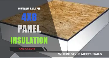 Nail Quantity Guide for 4x8 Insulation Panel Installation Tips