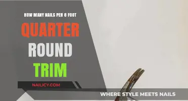 Nailing Quarter-Round Trim: How Many Nails?