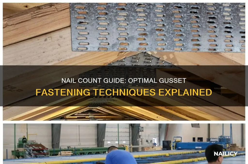 how many nails per gusset
