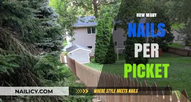 Nail Count Guide: Securing Pickets for Durable and Sturdy Fences